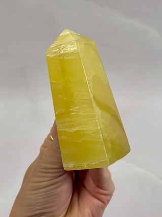 LEMON CALCITE TOWER (4) Palmstone The Crystal Avenues 