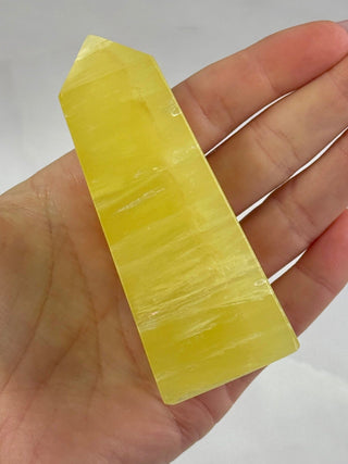 LEMON CALCITE TOWER (4) Palmstone The Crystal Avenues 