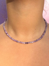 Indlæs billede til gallerivisning LEPIDOLITE CHOKER NECKLACE Necklace The Crystal Avenues 
