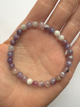 Indlæs billede til gallerivisning LEPIDOLITE W. PINK TOURMALINE (UNICORN STONE) BRACELET Bracelet The Crystal Avenues 
