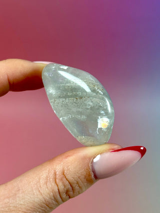 LODOLITE ´THOUSAND LAYER QUARTZ´ (11) Tumble Stone The Crystal Avenues 