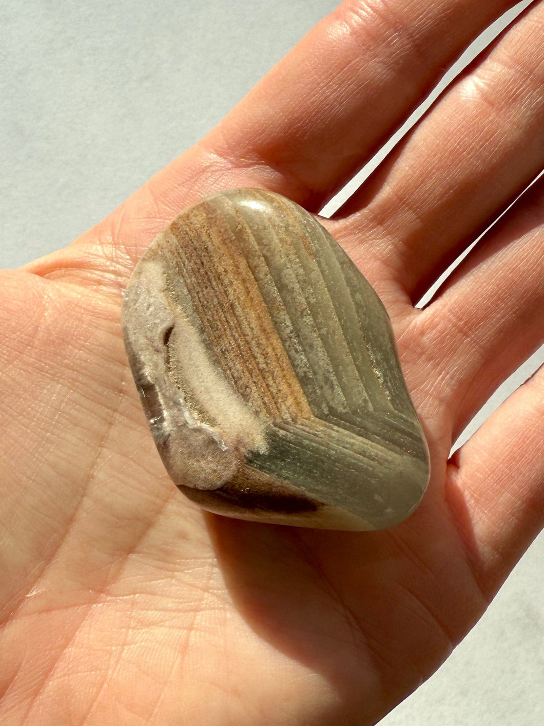 LODOLITE ´THOUSAND LAYER QUARTZ´ (2) Tumble Stone The Crystal Avenues 