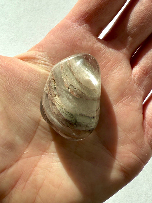 LODOLITE ´THOUSAND LAYER QUARTZ´ (B) Tumble Stone The Crystal Avenues 