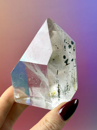 MAGIC TOWER - Black Tourmaline Included Quartz (I) Tower The Crystal Avenues 