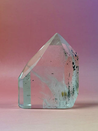 MAGIC TOWER - Black Tourmaline Included Quartz (I) Tower The Crystal Avenues 