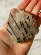 Indlæs billede til gallerivisning MAGIC TOWER - Black Tourmaline Rutile Quartz (3) The Crystal Avenues 
