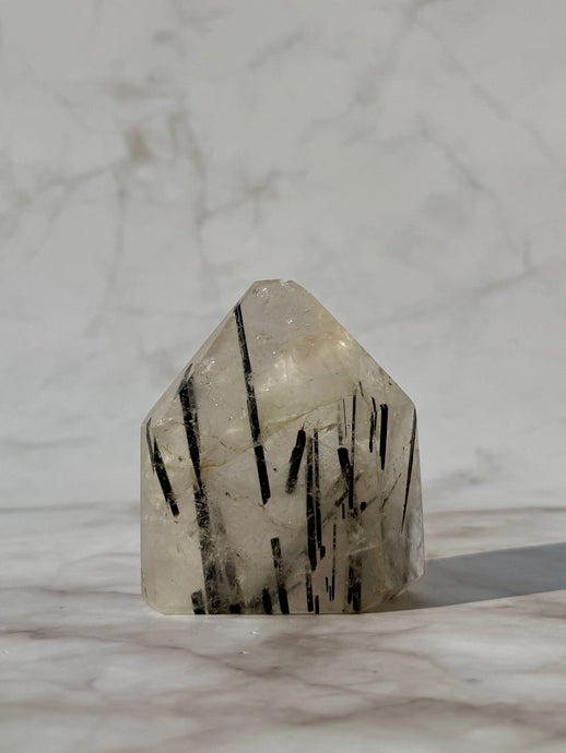 MAGIC TOWER - Black Tourmaline Rutile Quartz (3) The Crystal Avenues 