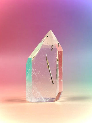 MAGIC TOWER - Black Tourmaline Rutile Quartz (6) The Crystal Avenues 