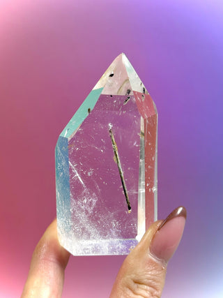 MAGIC TOWER - Black Tourmaline Rutile Quartz (6) The Crystal Avenues 