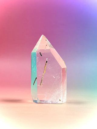 MAGIC TOWER - Black Tourmaline Rutile Quartz (6) The Crystal Avenues 