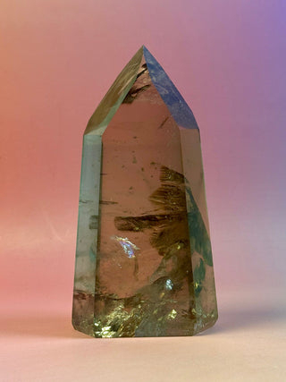 MAGIC TOWER - Champagne Smokey Quartz (B) Druze The Crystal Avenues 