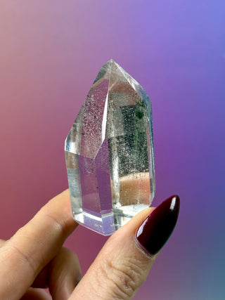 MAGIC TOWER - Clear Quartz with Epidote (W) Tower The Crystal Avenues 
