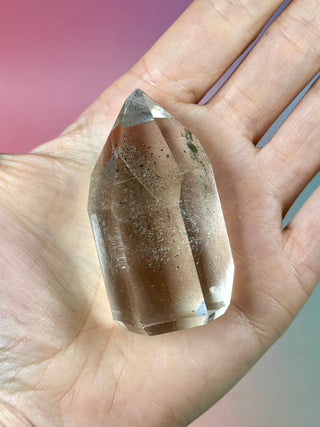 MAGIC TOWER - Clear Quartz with Epidote (W) Tower The Crystal Avenues 