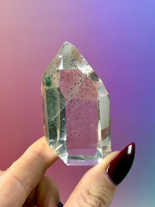MAGIC TOWER - Clear Quartz with Epidote (W) Tower The Crystal Avenues 