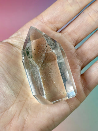 MAGIC TOWER - Clear Quartz with Epidote (W) Tower The Crystal Avenues 