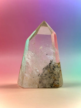 MAGIC TOWER - Golden Healer Quartz w. Epidot (16) tumble stone The Crystal Avenues 
