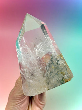 MAGIC TOWER - Golden Healer Quartz w. Epidot (16) tumble stone The Crystal Avenues 