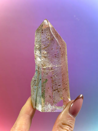 MAGIC TOWER - Golden Healer Quartz w. Epidot (17) tumble stone The Crystal Avenues 