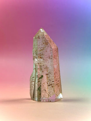 MAGIC TOWER - Golden Healer Quartz w. Epidot (17) tumble stone The Crystal Avenues 