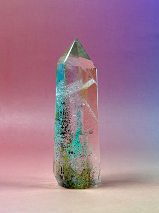 MAGIC TOWER - Golden Healer Quartz with Epidote (5A) Tower The Crystal Avenues 
