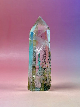 MAGIC TOWER - Golden Healer Quartz with Epidote (5A) Tower The Crystal Avenues 
