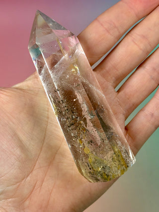 MAGIC TOWER - Golden Healer Quartz with Epidote (5A) Tower The Crystal Avenues 