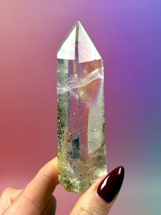 MAGIC TOWER - Golden Healer Quartz with Epidote (5A) Tower The Crystal Avenues 