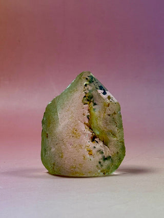 MAGIC TOWER - Golden Healer Quartz with Green Chrome Mica (T) Tower The Crystal Avenues 
