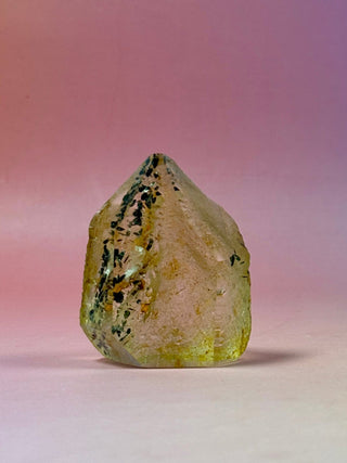 MAGIC TOWER - Golden Healer Quartz with Green Chrome Mica (T) Tower The Crystal Avenues 