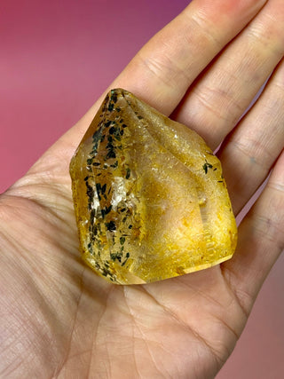 MAGIC TOWER - Golden Healer Quartz with Green Chrome Mica (T) Tower The Crystal Avenues 