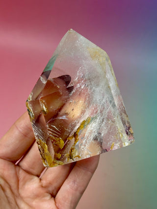 MAGIC TOWER - Golden Healer Quartz with Smokey Phantom (3A) Tower The Crystal Avenues 
