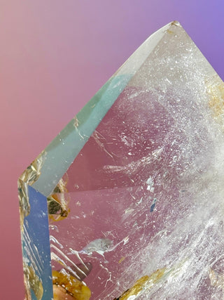 MAGIC TOWER - Golden Healer Quartz with Smokey Phantom (3A) Tower The Crystal Avenues 