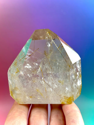 MAGIC TOWER - Golden Healer Rutile Quartz (10) tumble stone The Crystal Avenues 