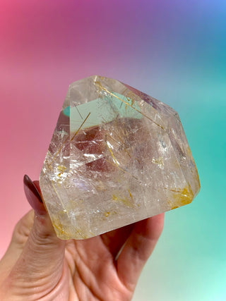 MAGIC TOWER - Golden Healer Rutile Quartz (10) tumble stone The Crystal Avenues 