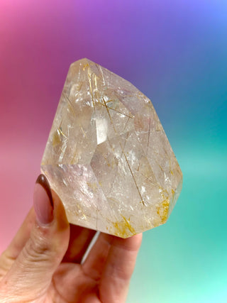 MAGIC TOWER - Golden Healer Rutile Quartz (10) tumble stone The Crystal Avenues 