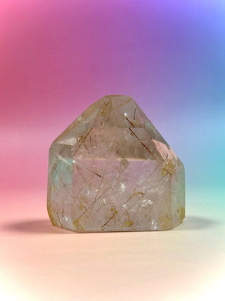 MAGIC TOWER - Golden Healer Rutile Quartz (10) tumble stone The Crystal Avenues 