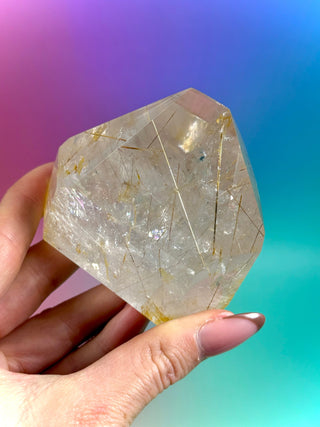 MAGIC TOWER - Golden Healer Rutile Quartz (10) tumble stone The Crystal Avenues 
