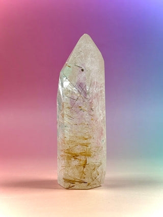 MAGIC TOWER - Golden Rutile Quartz w. Epidote (2) Bracelet The Crystal Avenues 