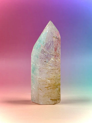 MAGIC TOWER - Golden Rutile Quartz w. Epidote (2) Bracelet The Crystal Avenues 