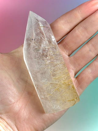 MAGIC TOWER - Golden Rutile Quartz w. Epidote (2) Bracelet The Crystal Avenues 