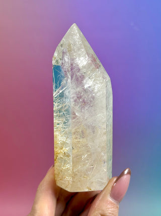 MAGIC TOWER - Golden Rutile Quartz w. Epidote (2) Bracelet The Crystal Avenues 