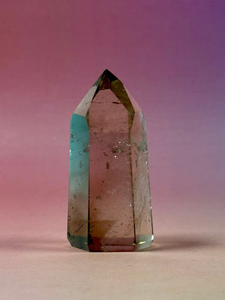 MAGIC TOWER - Smokey Phantom Quartz with Black Rutile (Z) Tower The Crystal Avenues 
