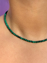 Load image into Gallery viewer, MALACHITE CHOKER NECKLACE Necklace The Crystal Avenues 
