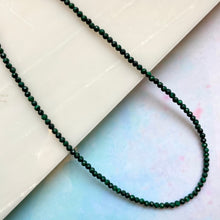 Load image into Gallery viewer, MALACHITE FACET CHOKER NECKLACE Bracelet The Crystal Avenues 
