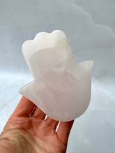 Load image into Gallery viewer, MANGANO CALCITE HAMSA (8) Palmstone The Crystal Avenues 
