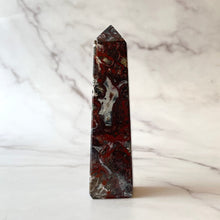 Load image into Gallery viewer, MEXICAN LAGUNA LACE AGATE TOWER (1) tumble stone The Crystal Avenues 
