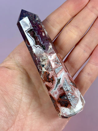 MEXICAN LAGUNA LACE AGATE TOWER (2) Tower The Crystal Avenues 