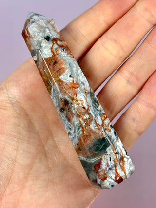 MEXICAN LAGUNA LACE AGATE TOWER (4) Tower The Crystal Avenues 