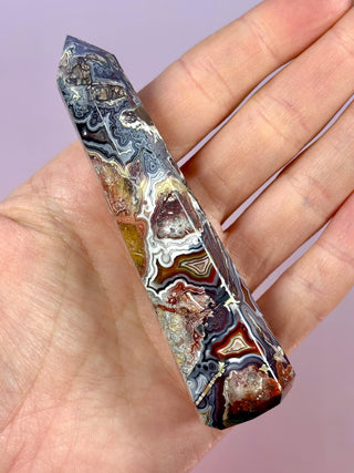 MEXICAN LAGUNA LACE AGATE TOWER (5) Tower The Crystal Avenues 