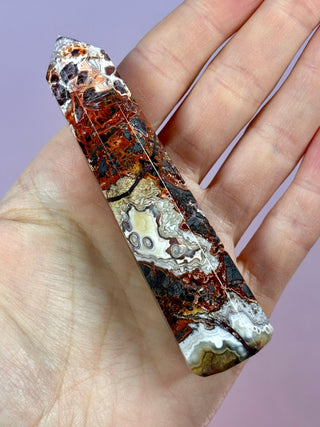 MEXICAN LAGUNA LACE AGATE TOWER (6) Tower The Crystal Avenues 